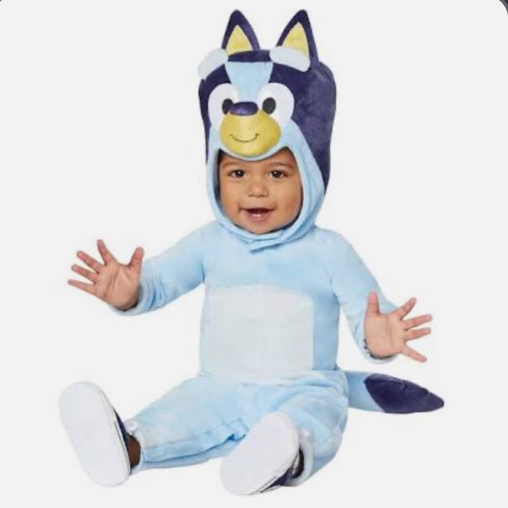 NWT BLUEY Costume deluxe version SPIRIT Halloween Pretend Play Dress Up